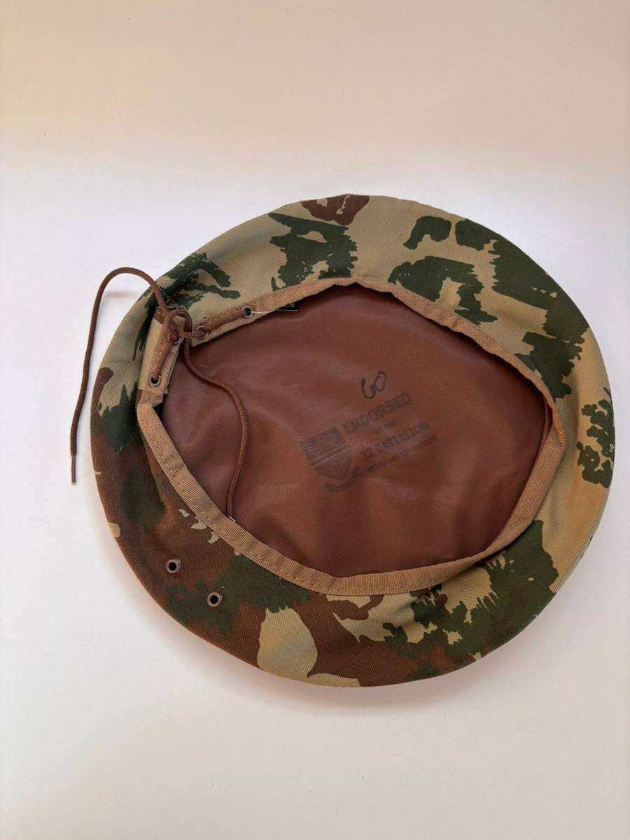 South African Police 'SAP' TIN Koevoet Camouflage Beret