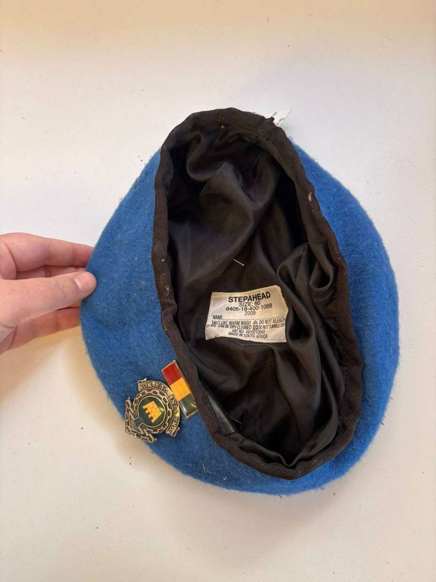 SADF 1 Military Town Beret in Good Condition