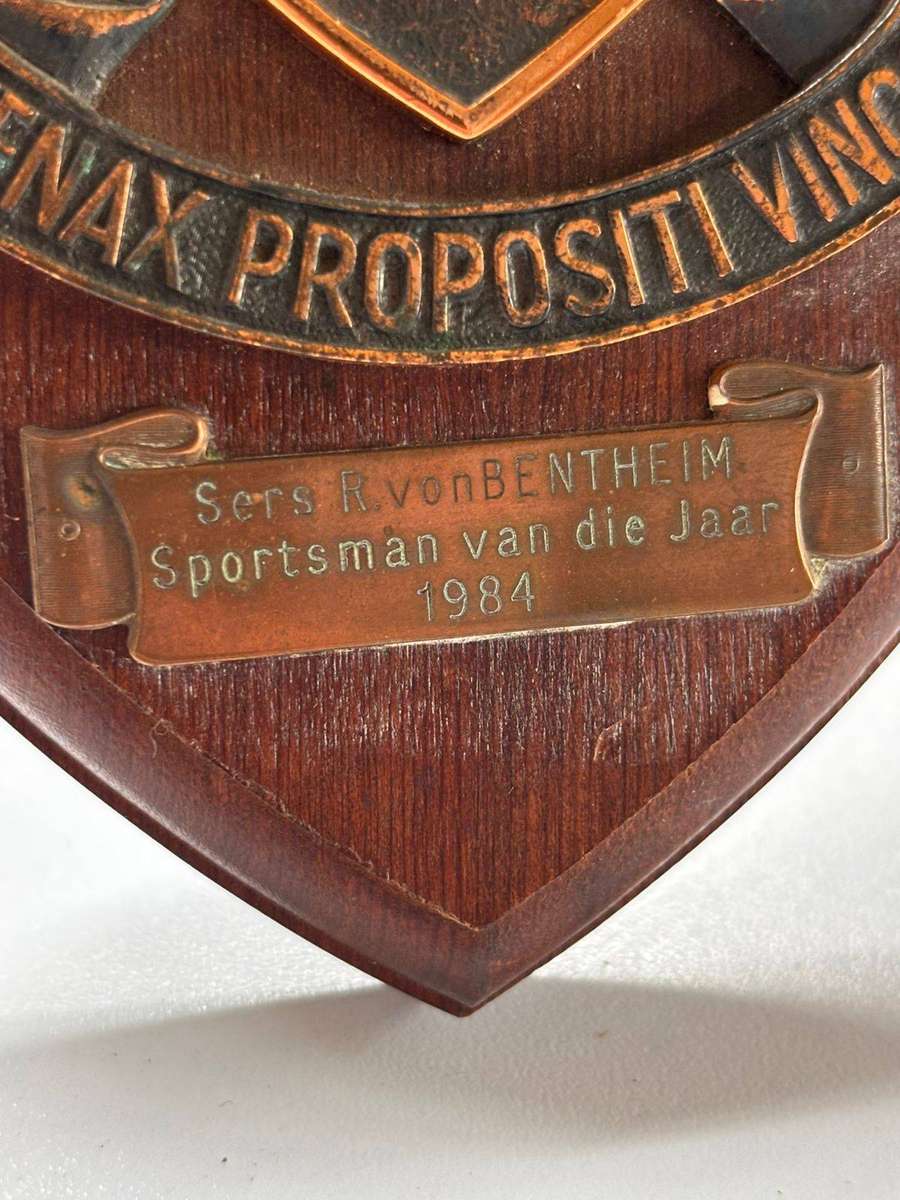 (SAAF) 85 Combat Flying Training School Aermacchi MB-326 Wooden Shield Plaque