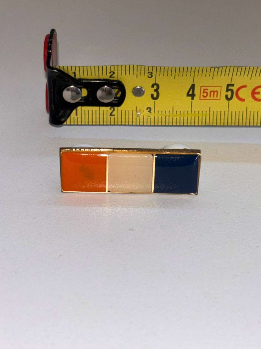SADF Armoured Corps Command Bar -pins intact-Orange, white Blue