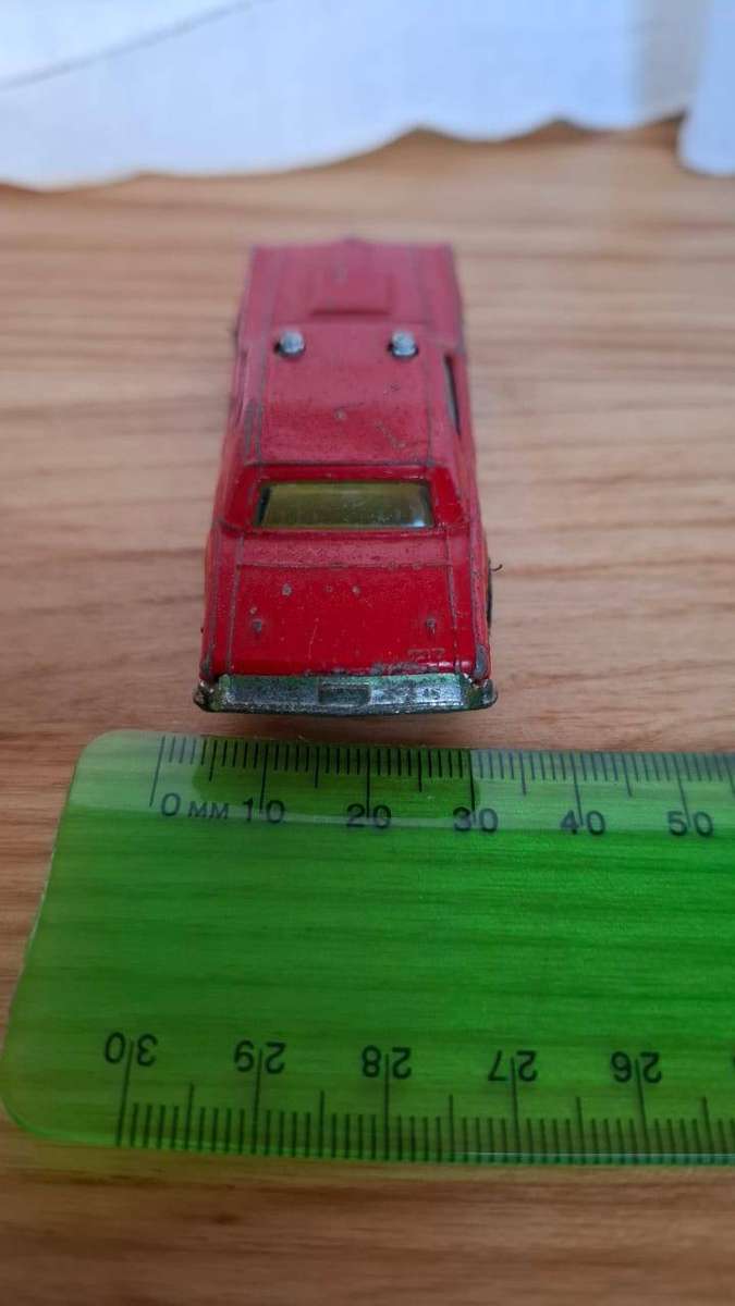 Corgi 1970's Juniors Whizzwheels Mercury Cougar XR7 Fire Chief Car in Played Condition
