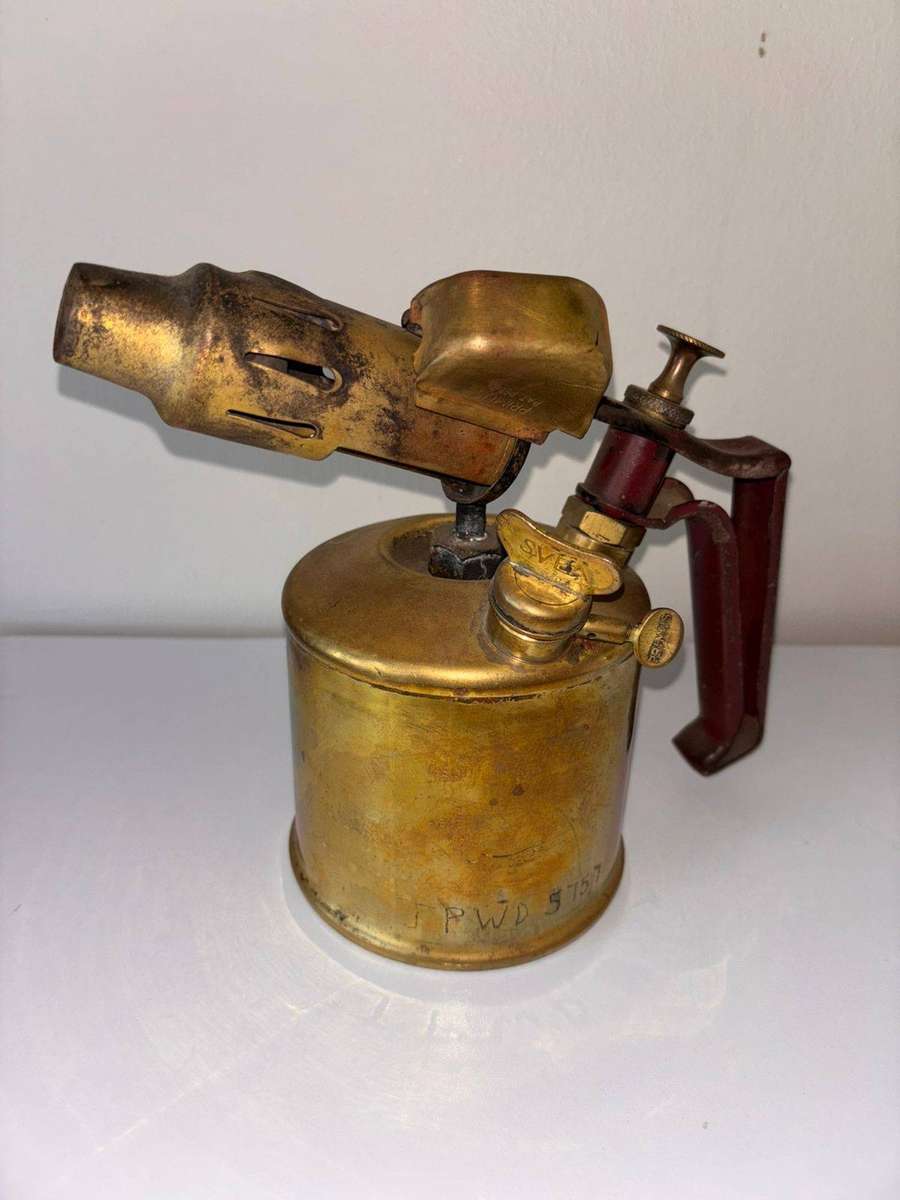 Vintage Swedish Primus brass Blowtorch- Primus No. 633