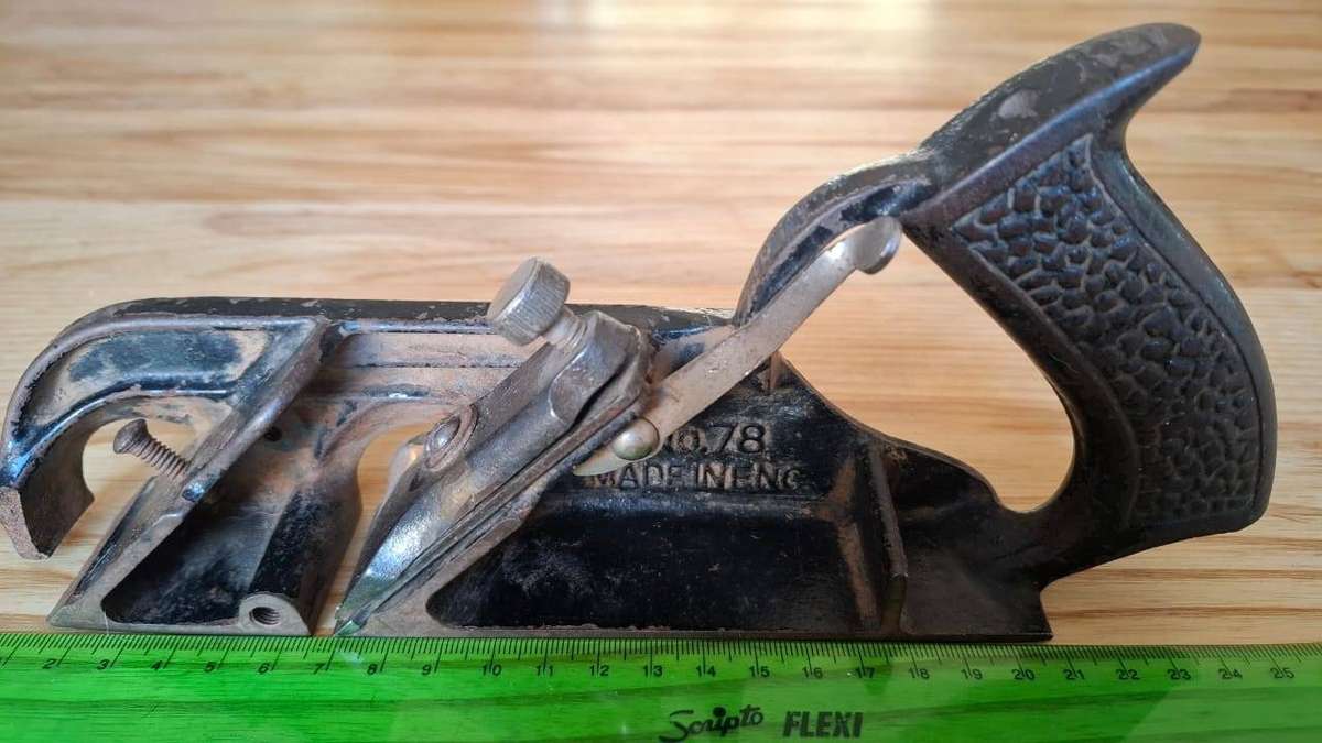 Vintage Stanley No 78 British "Duplex Rabbet and Filletster" Plane in Good Condition