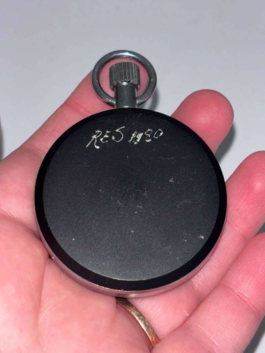 Vintage 1980 Heuer Mechanical Stopwatch in Working Condition