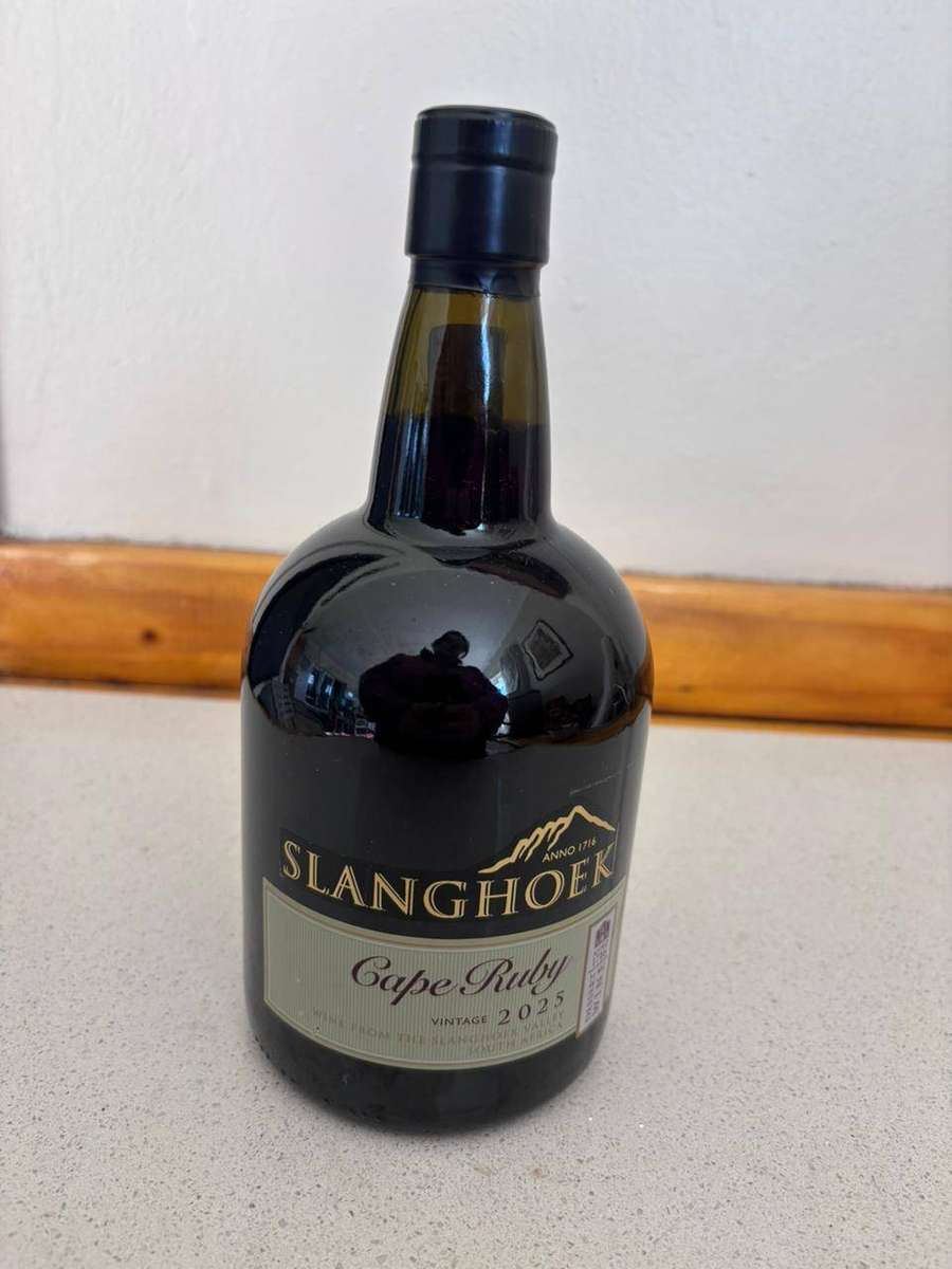 750 ml bottle of Slanghoek Cape Ruby Dessert wine from the 2025 Vintage