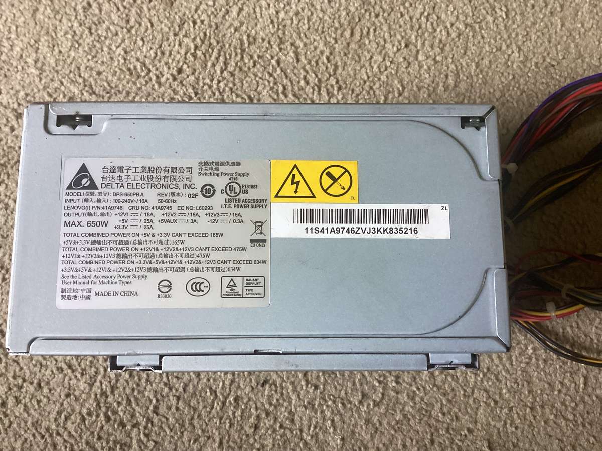 650 watt powersupply desktop, Standard