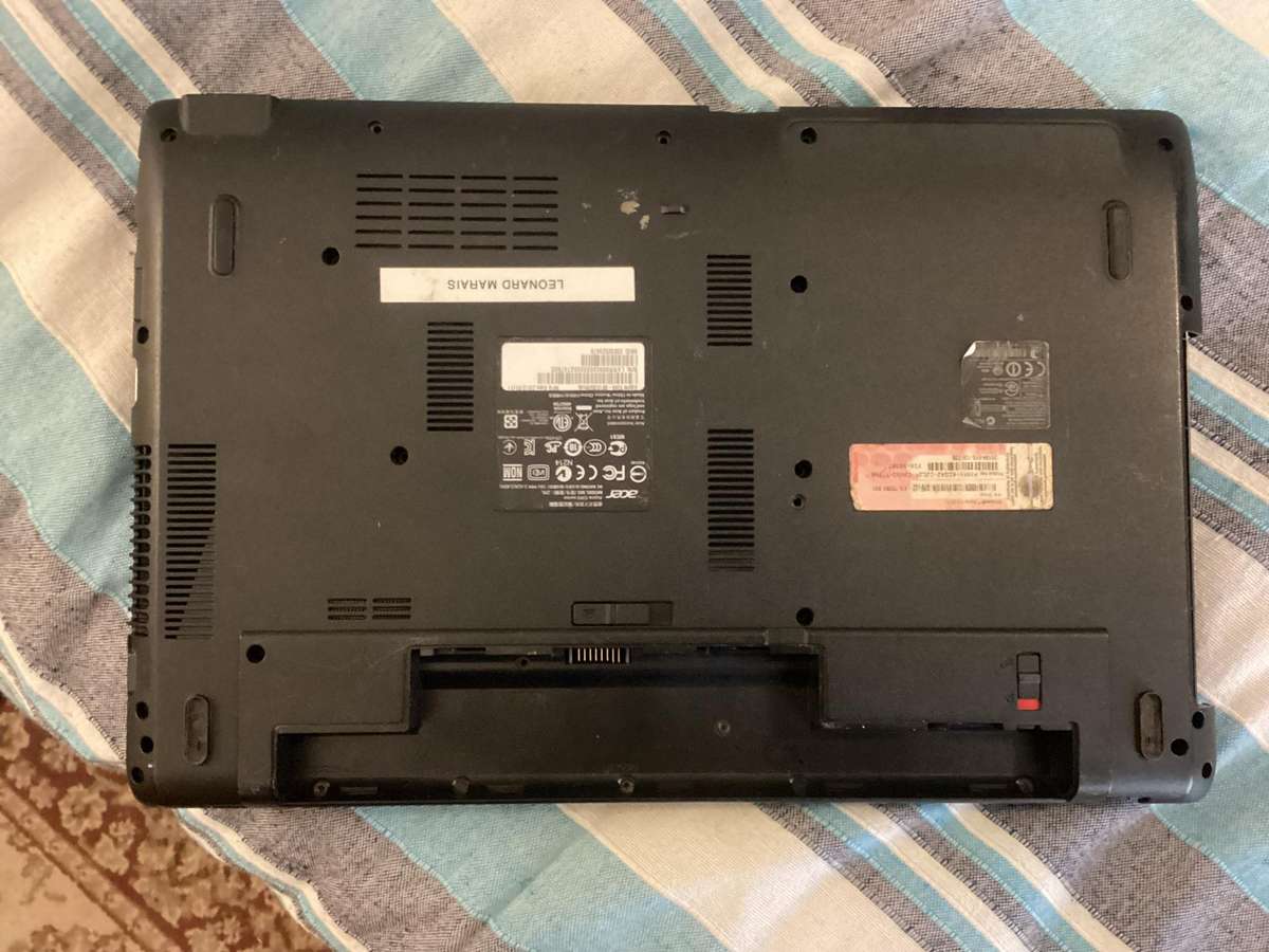 Acer laptop 5349 ZRL sold for spare/repair