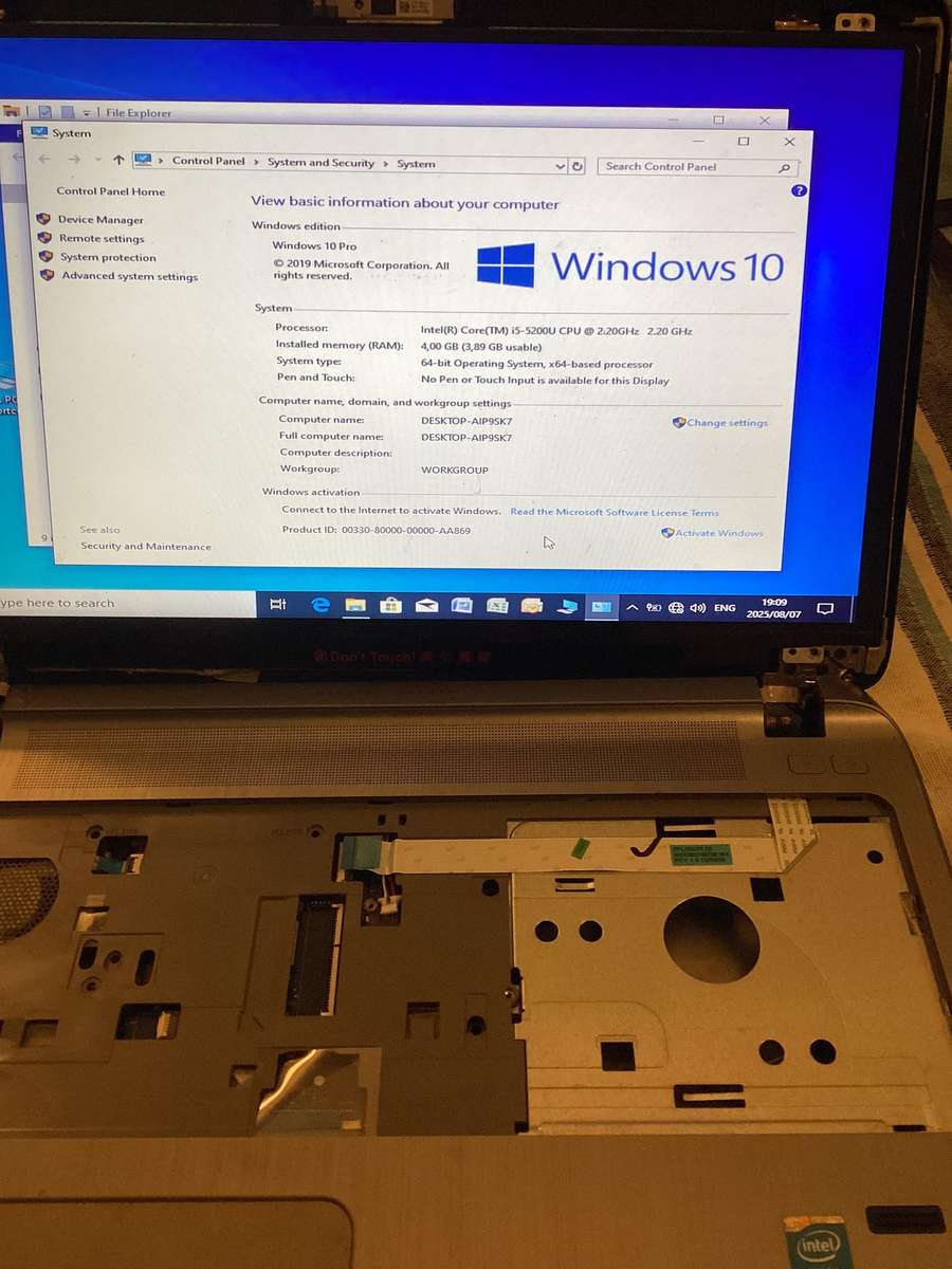 Hp i5 5th Gen laptop for spare repair