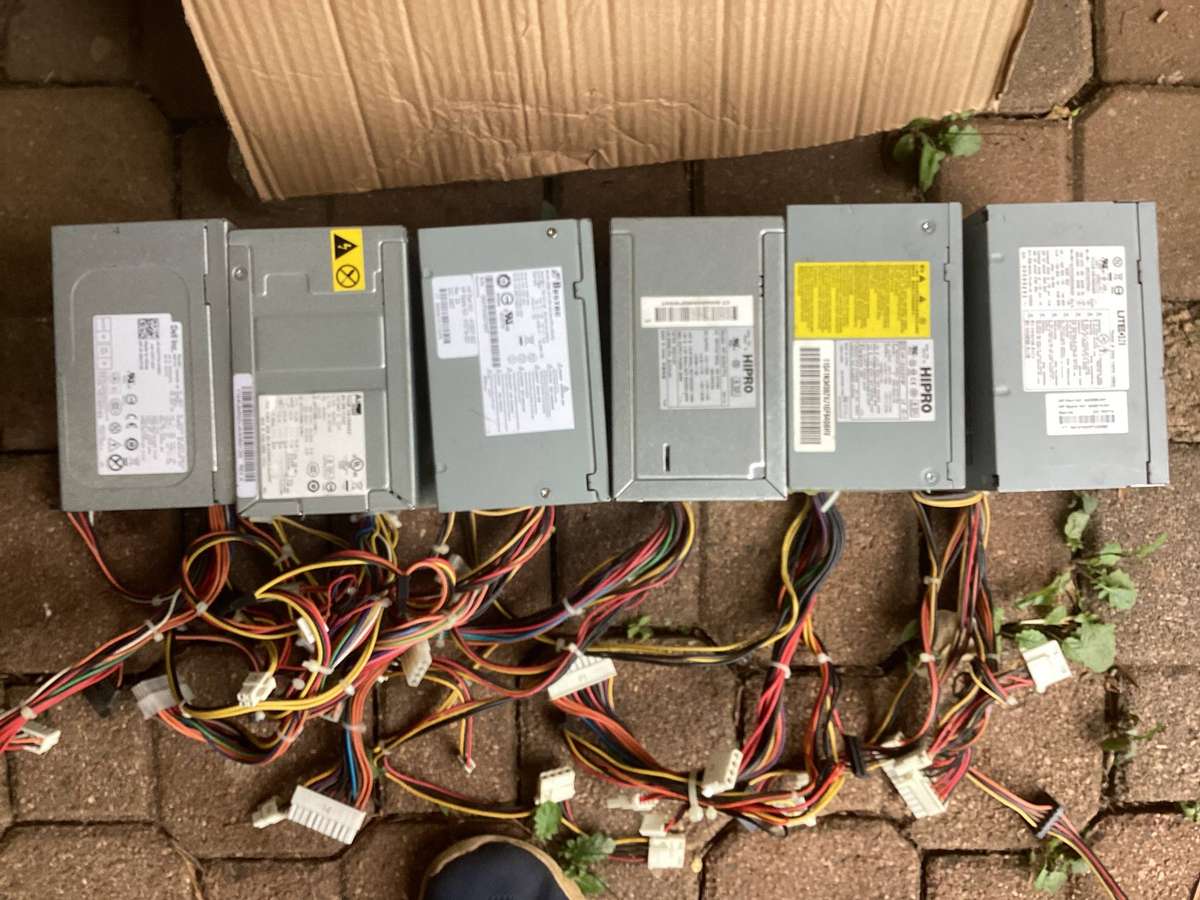 6x Desktop Psu SOLD AS 1 Lot