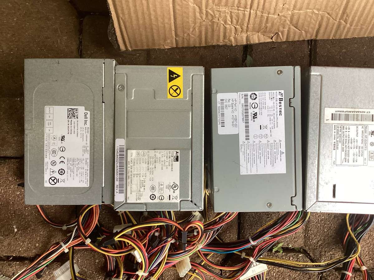 6x Desktop Psu SOLD AS 1 Lot