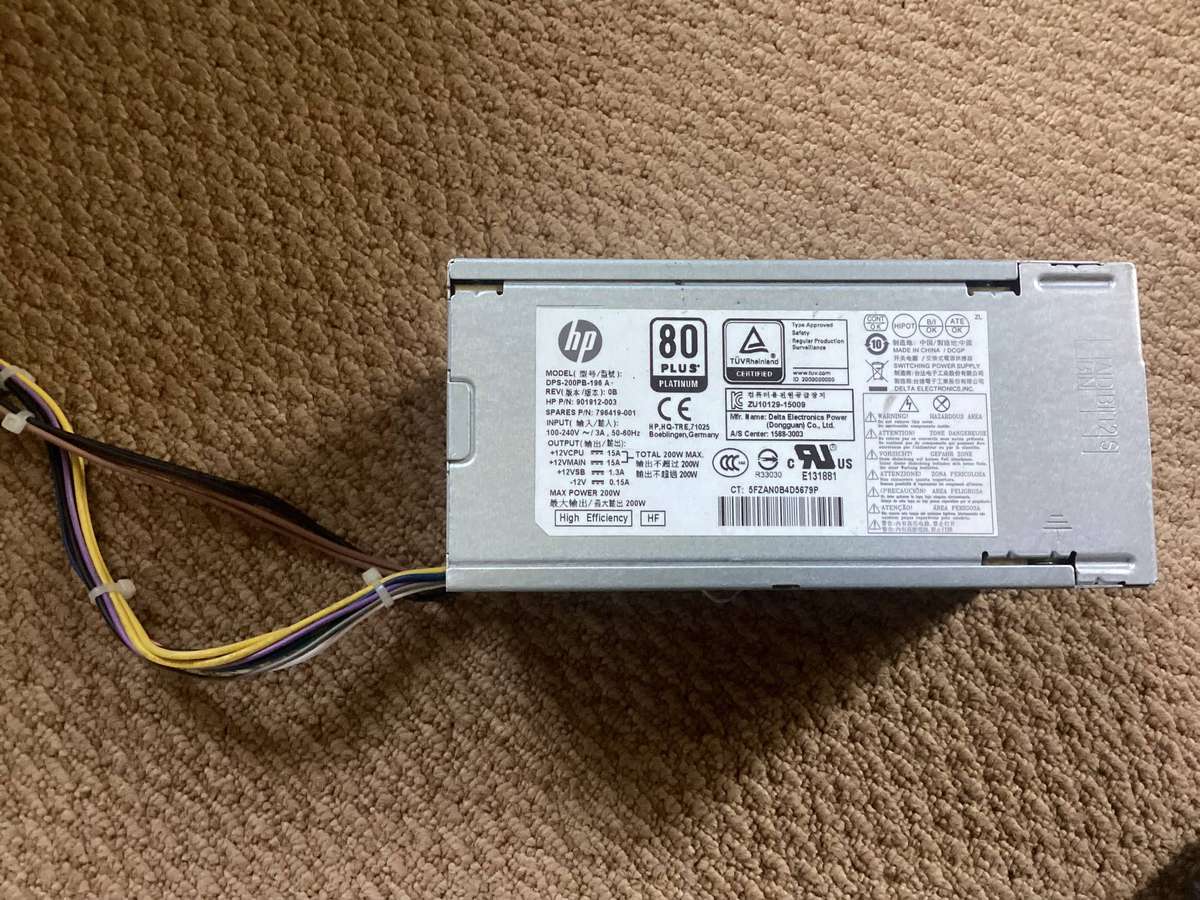 Original Hp desktop desktop power supply