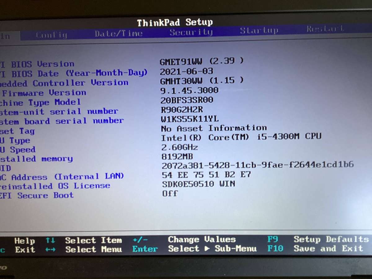 Lenovo laptop t540p I5 4th Gen
