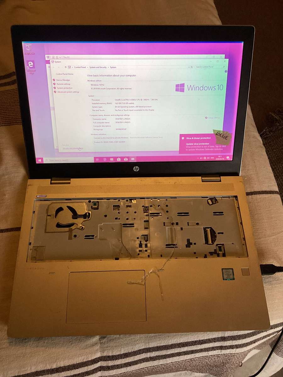 Hp ptobook 650 G5 i5 8th Gen for spare/repair