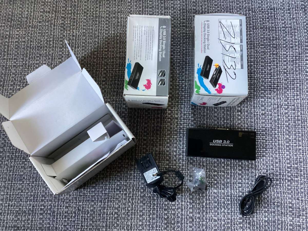 3 x New docking stations USB 3