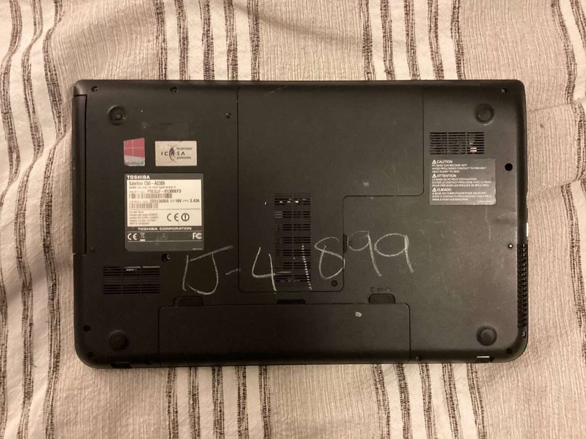 Toshiba laptop for spares c50 A0389