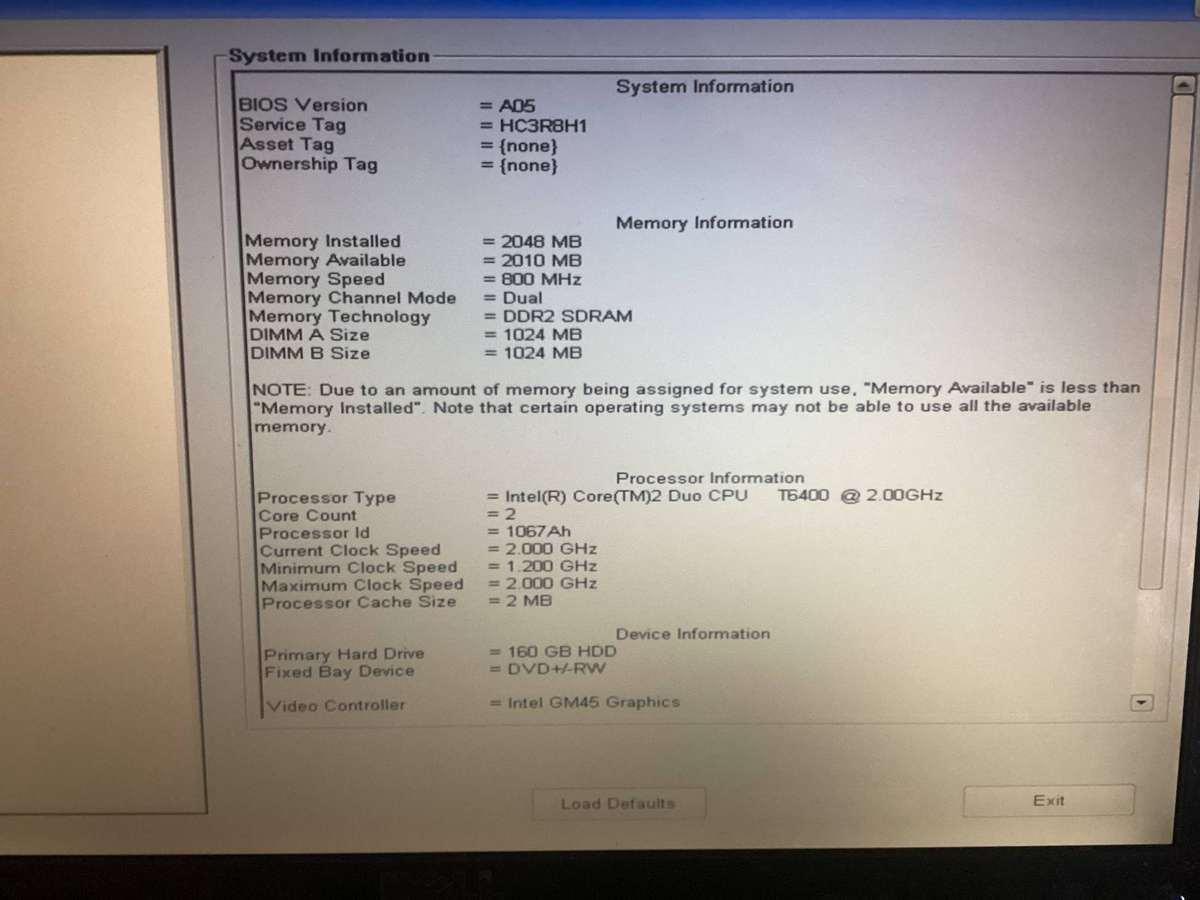 Dell inspiron 1545 duo
