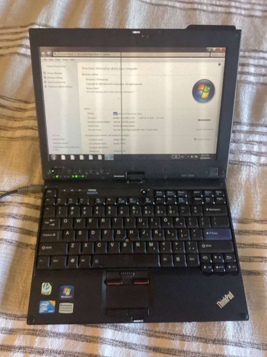 Lenovo laptop x201 tablet i7 1st Gen