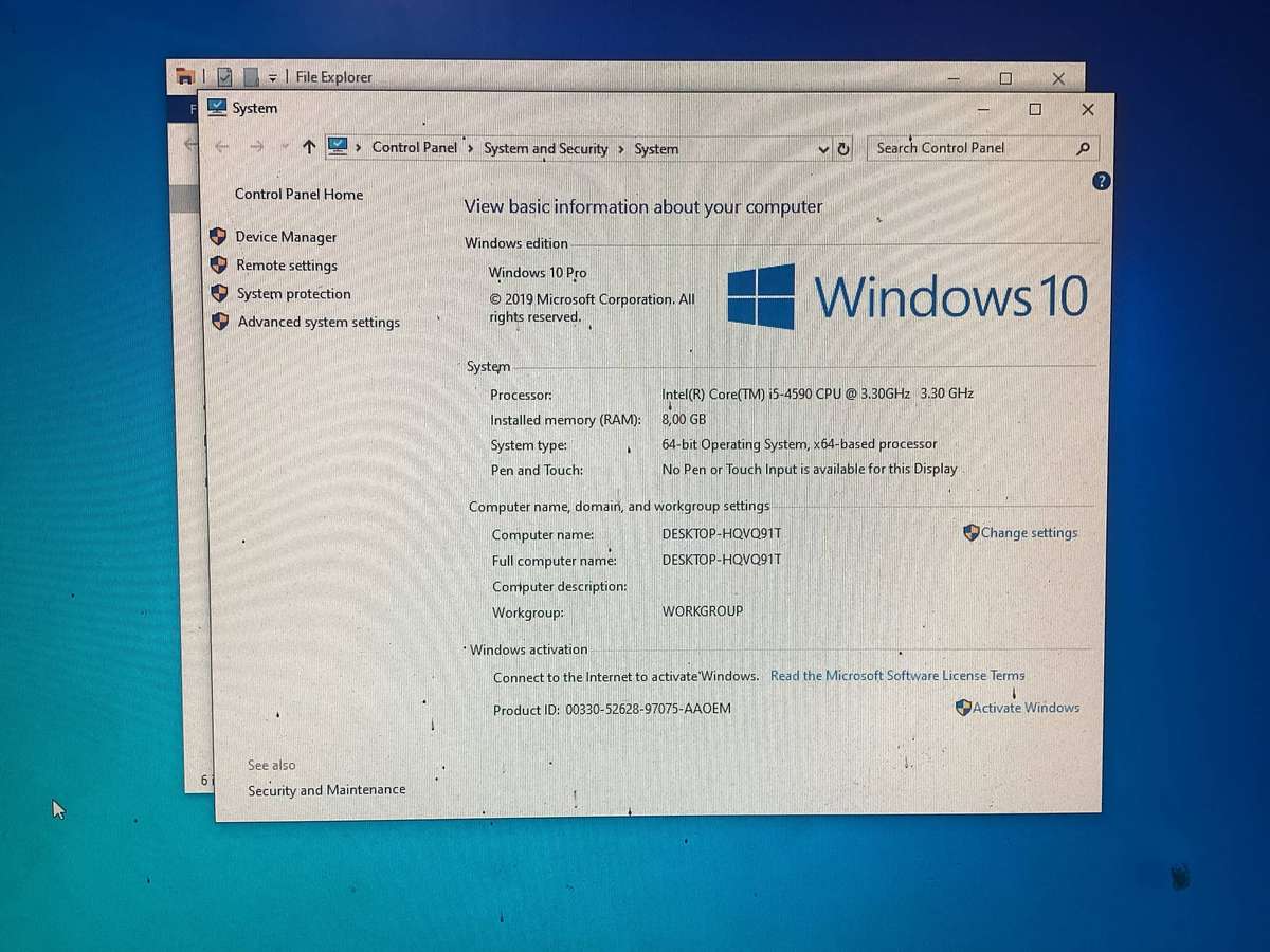 Hp desktop i5 4th Gen