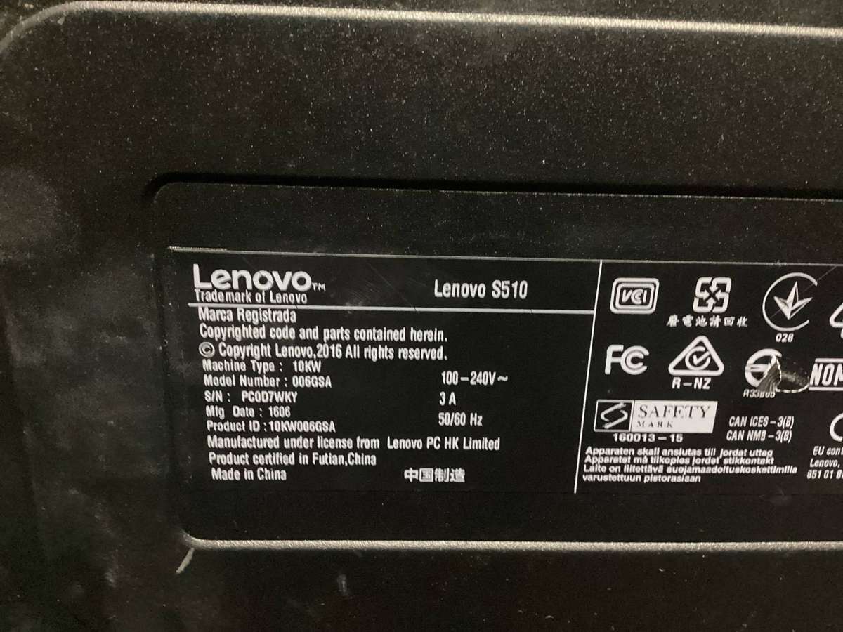 Lenovo i3 6th Gen desktop- see details