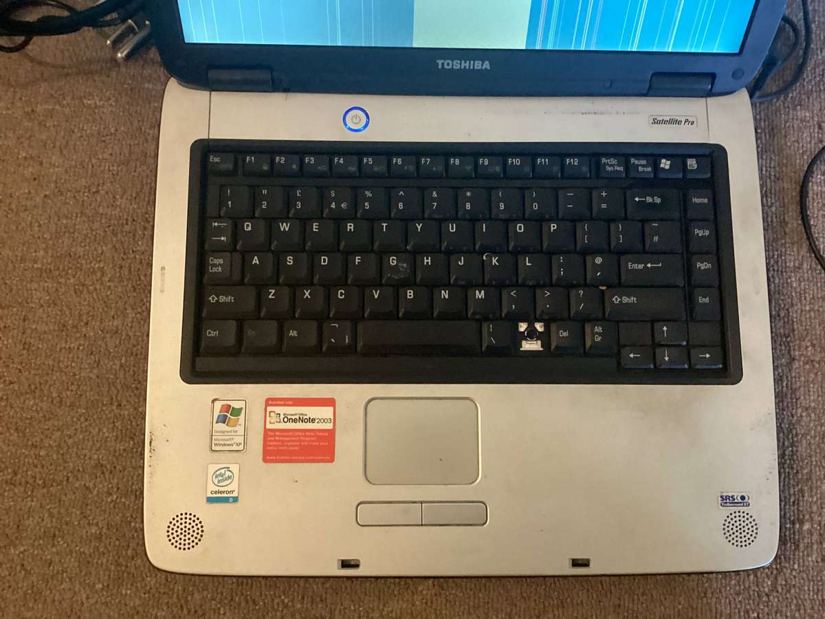 Toshiba laptop celeron