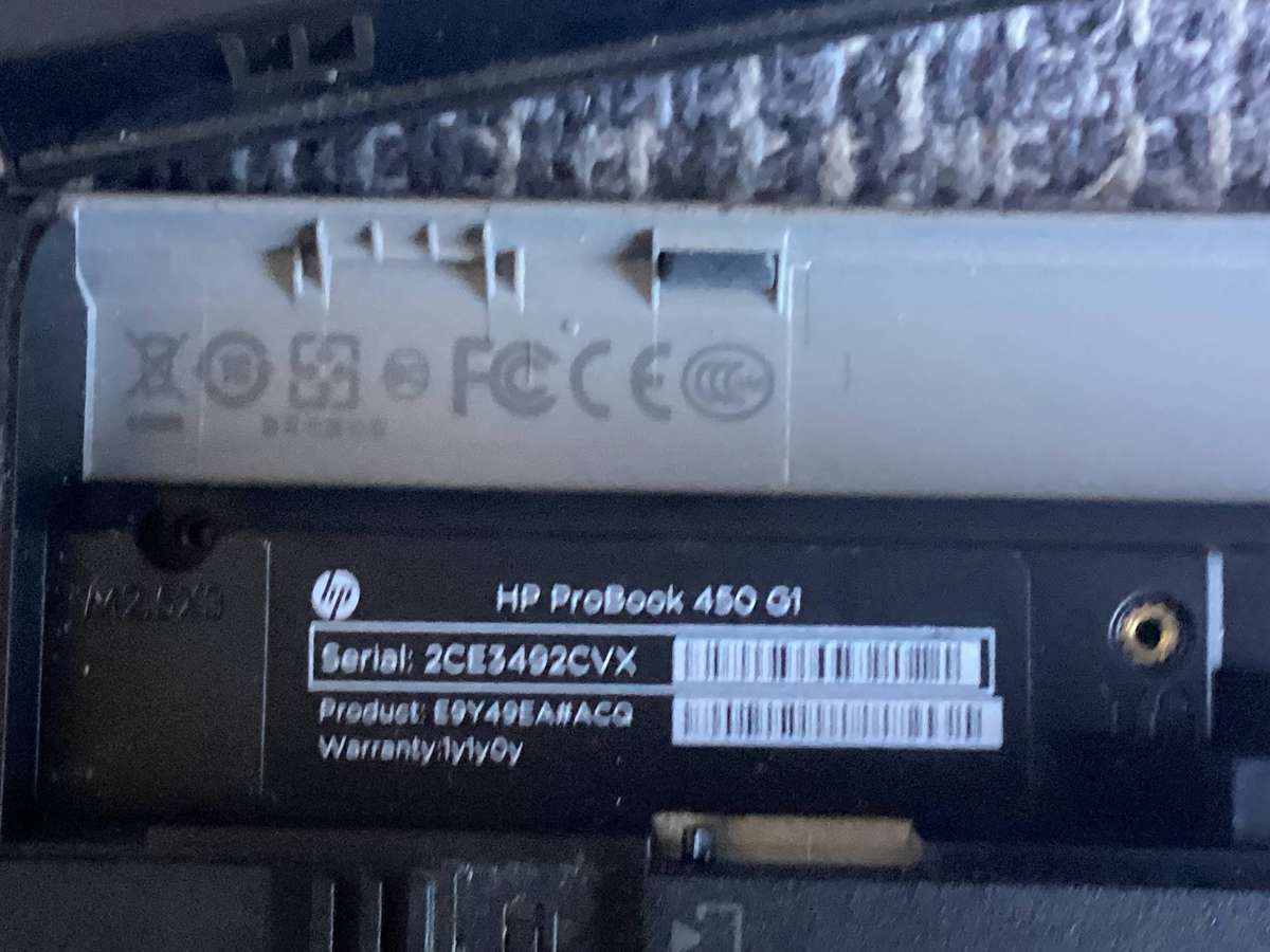 Hp 450 G1 laptop