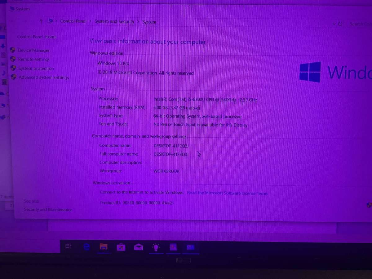Lenovo laptop t560 i5 6th Gen see details