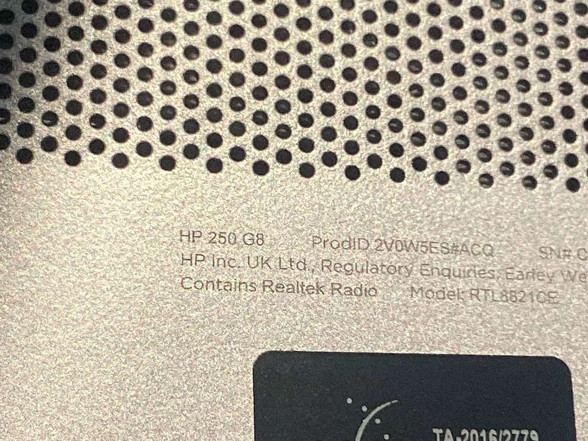 Hp 250 G8 laptop for spares / repair