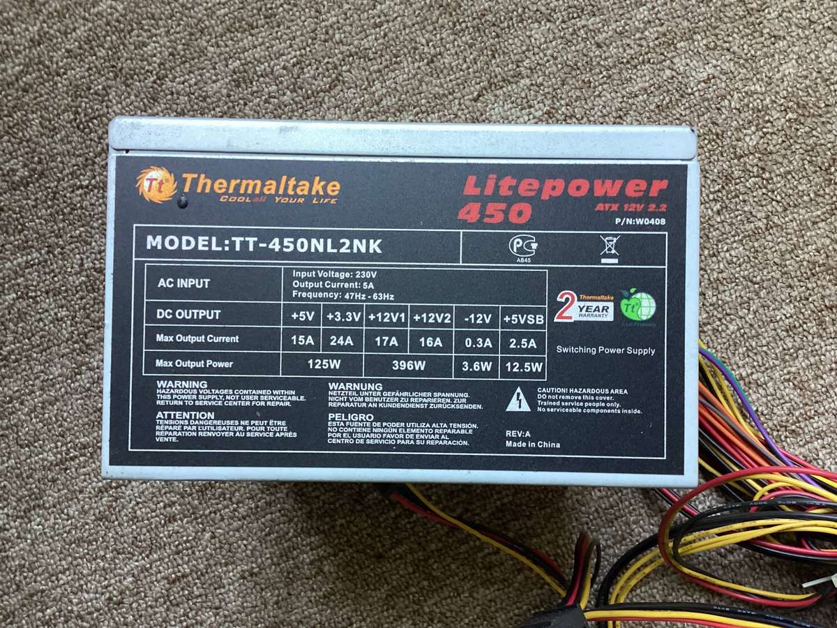 Thermal take 396watt desktop Psu