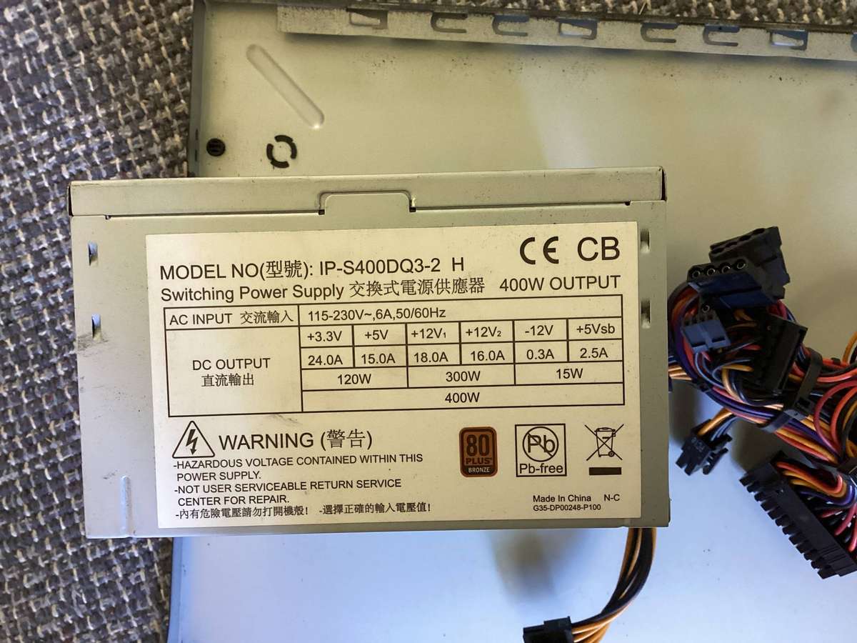 400watt desktop power supply