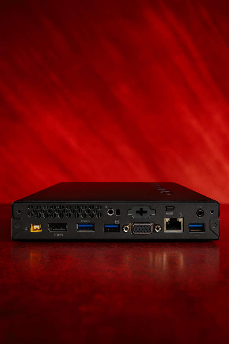 Lenovo ThinkCentre M93pro Tiny 500GB HDD Base i5 3.2GHz 4GB RAM Ultra-Compact Desktop