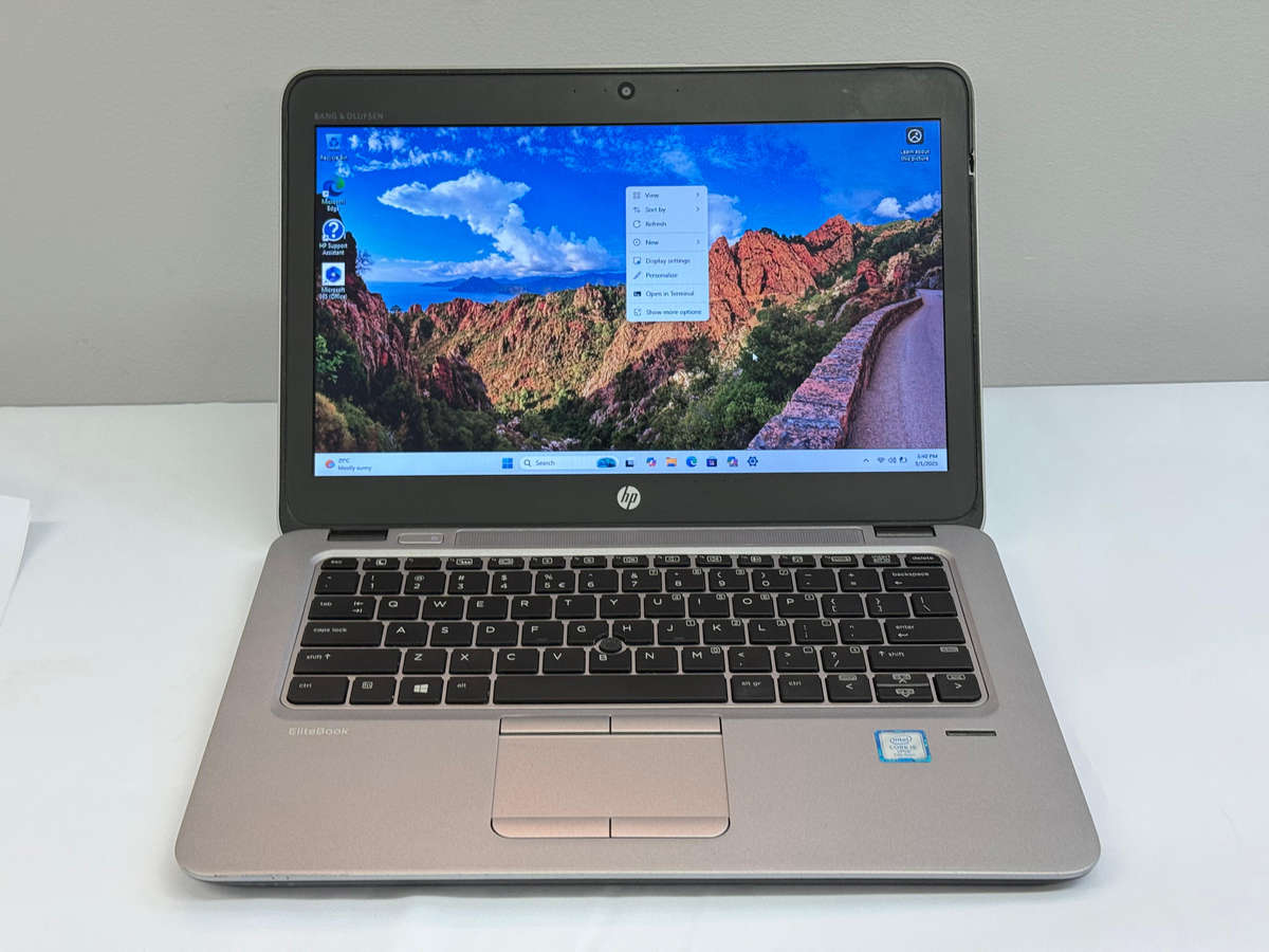 HP ELITEBOOK 820 G4 LAPTOP CORE i5 7300U 2.6GHZ 8GB RAM 500GB HDD WIN 11 PRO - SCREEN CASE DAMAGE