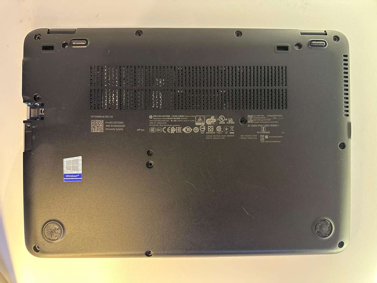 HP ELITEBOOK 820 G4 LAPTOP CORE i5 7300U 2.6GHZ 8GB RAM 500GB HDD WIN 11 PRO