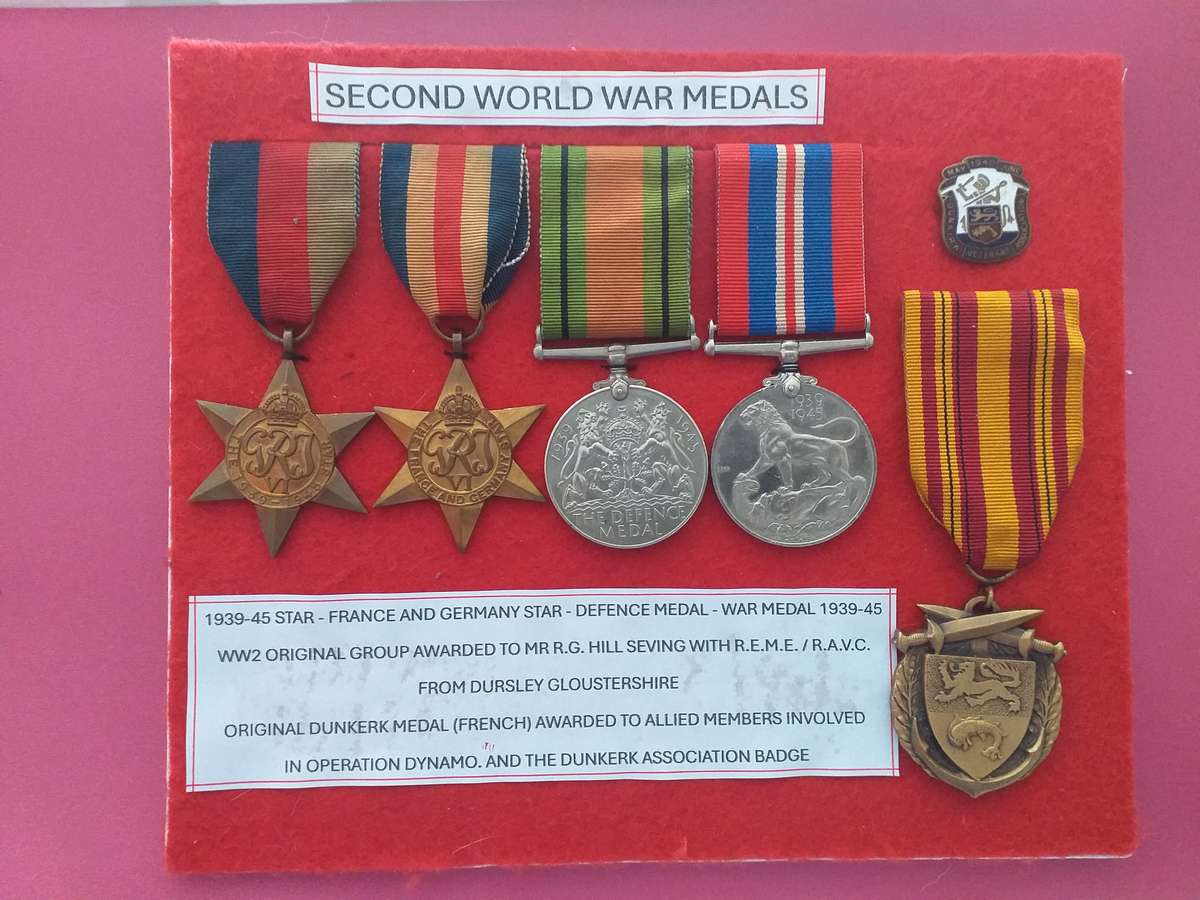 second world war medal set