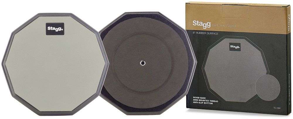 Stagg Drum Practice Pad TD 08R - Box is Damaged, but unit is 100%