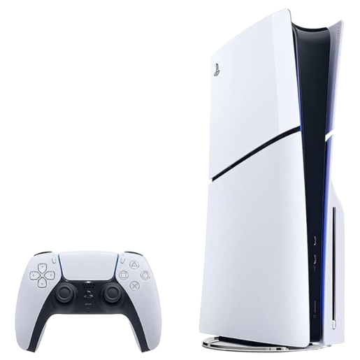 PlayStation 5 Console (Slim) Disc Edition - Glacier White - PS5