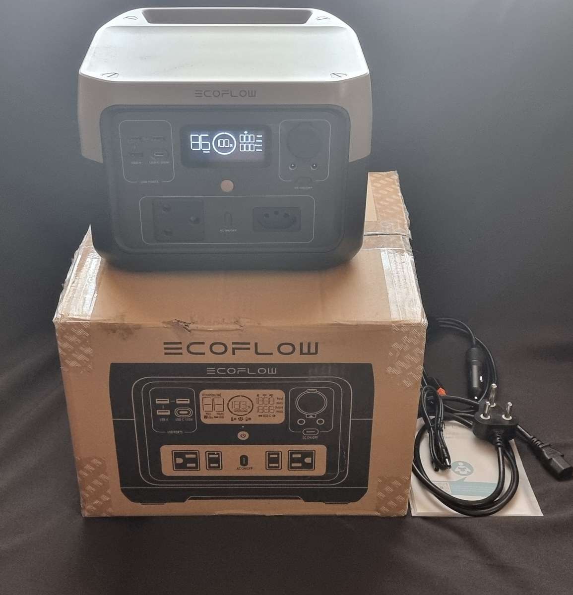 Ecoflow River 2 MAX + Brand New Officially Branded Ecoflow River Bag (as new condition Please read)