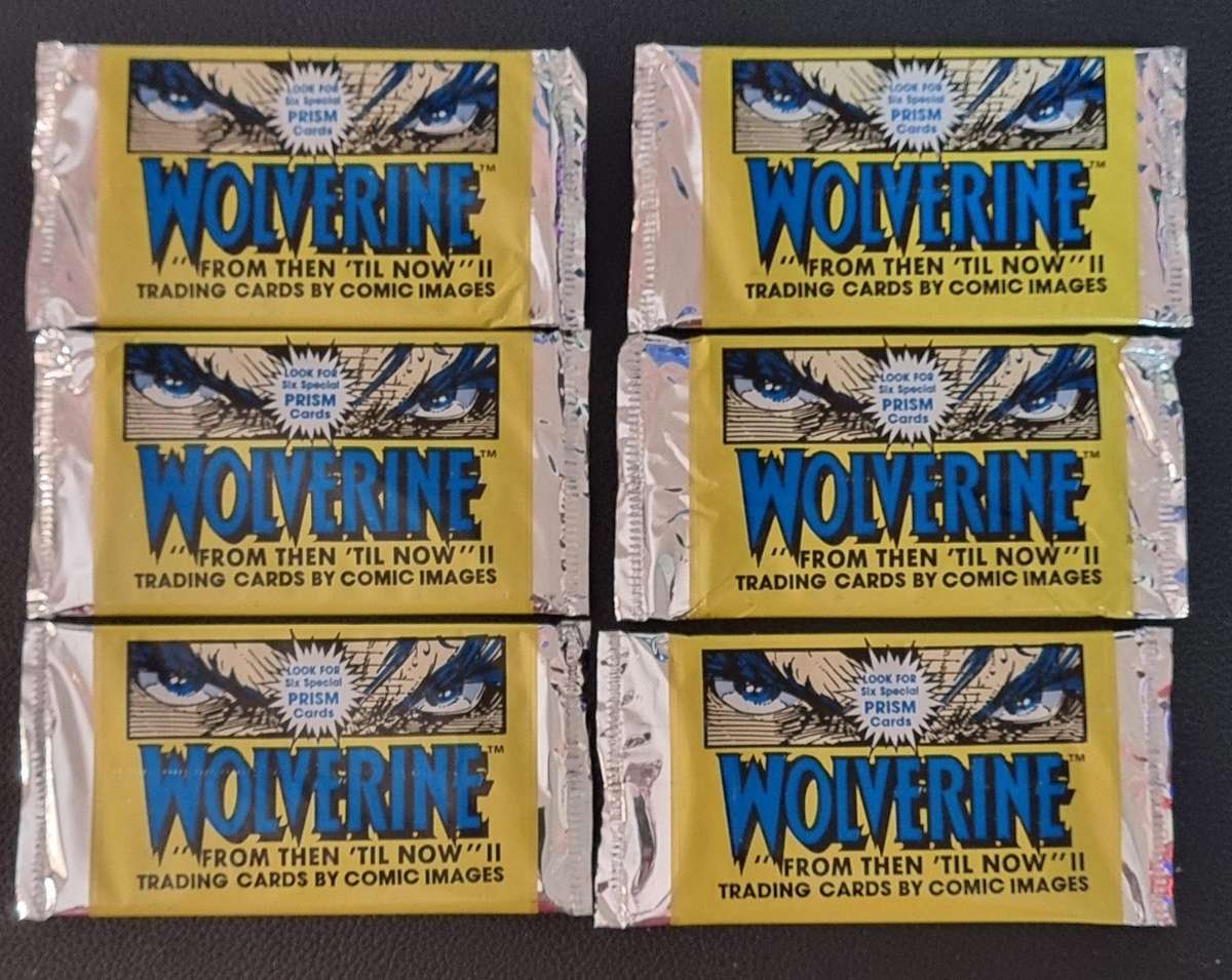 Wolverine From then till now Trading Cards 1992 sealed packs