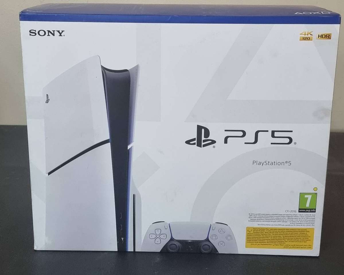 PlayStation 5 Console (Slim) Disc Edition - Glacier White