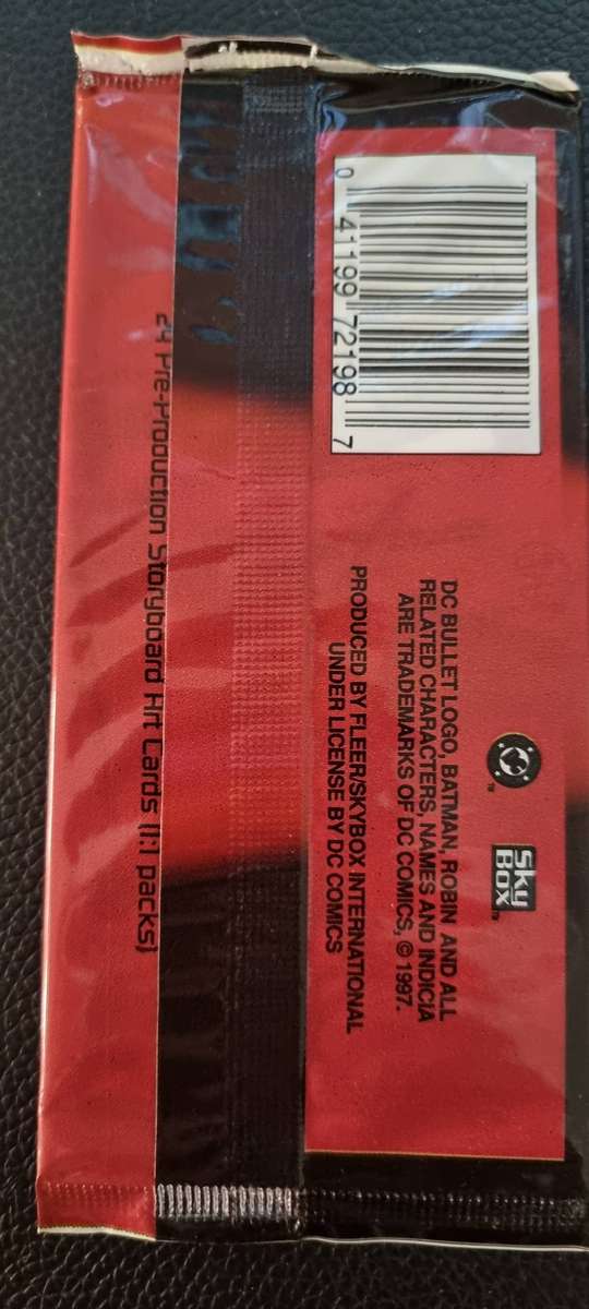 Batman and Robin Skybox Premium Trading Cards (1997) 25x sealed packs