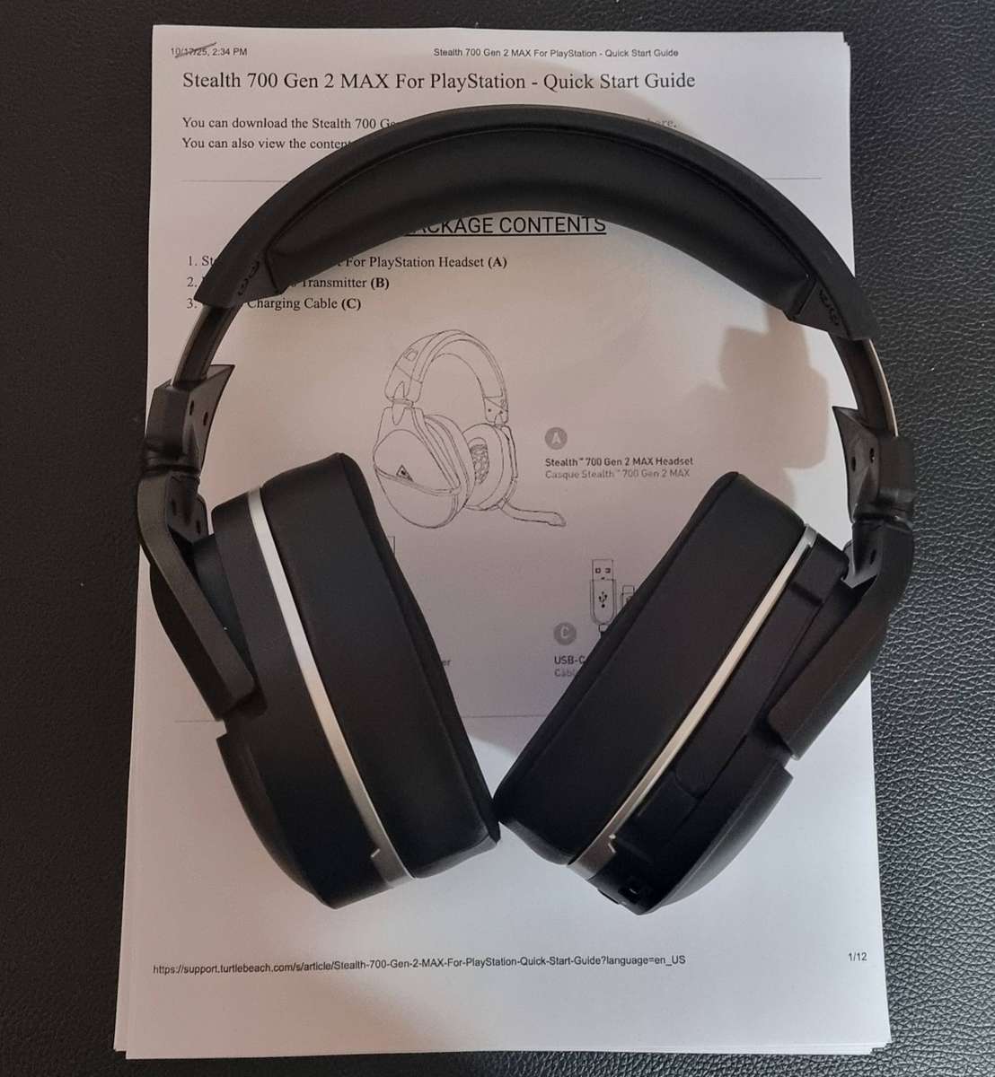 Turtle Beach Stealth 700 GEN2 MAX Wireless Gaming Headset for PlayStation - PS5/PC