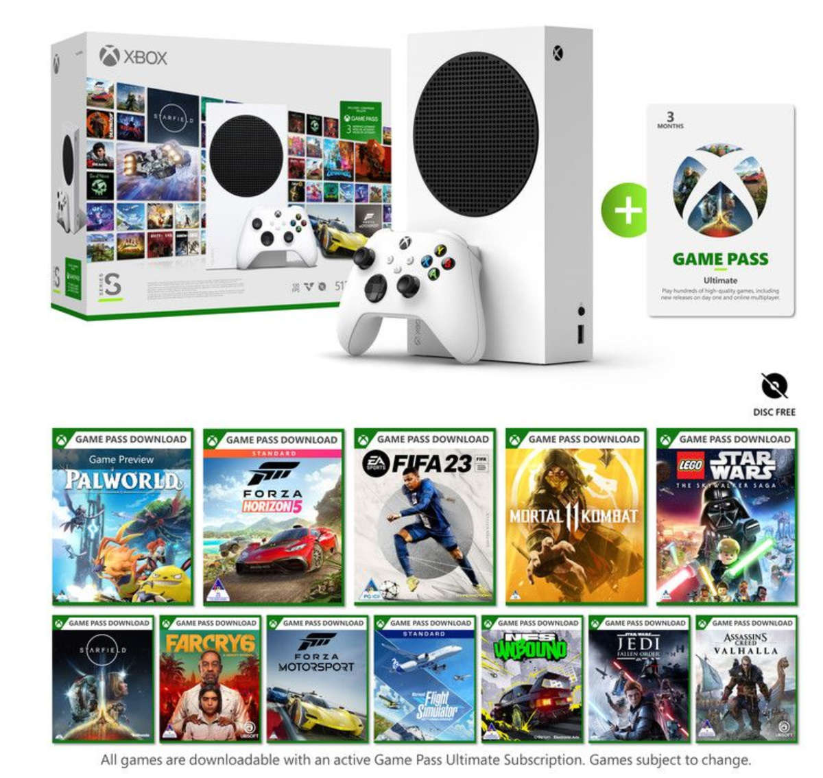 Xbox Series s - Game Pass Bundle