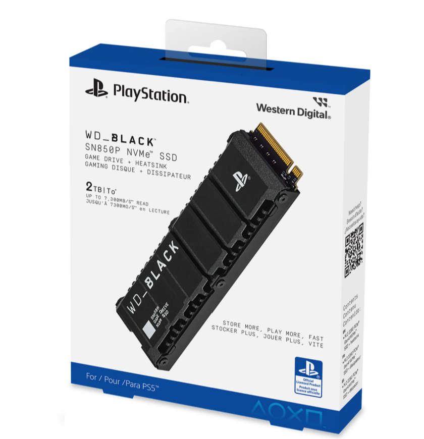 WD_BLACK SN850P NVMe SSD for PS5 consoles - 2TB
