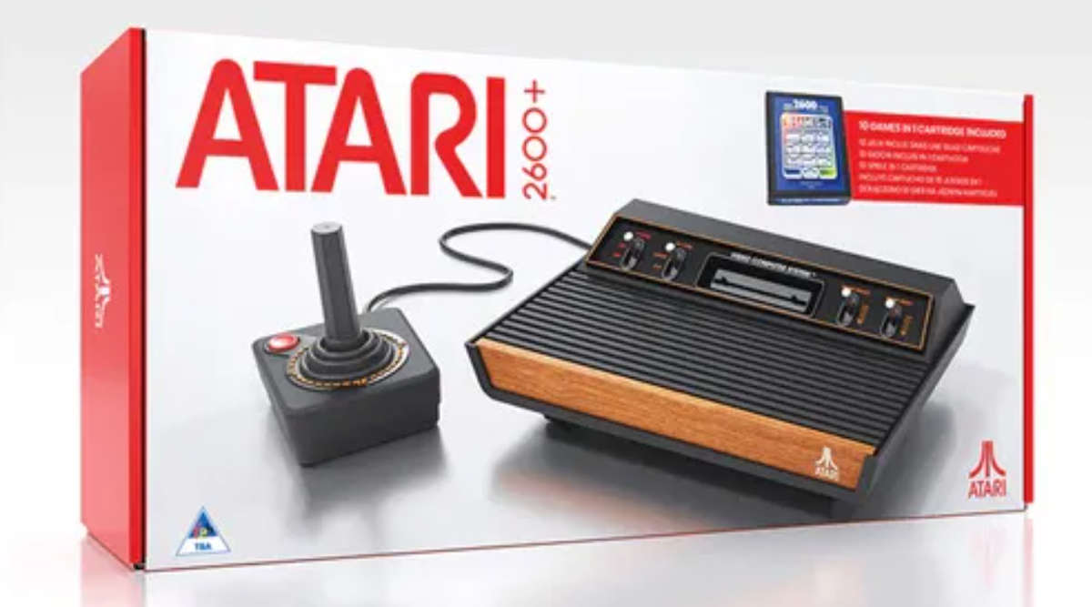 ATARI 2600+ Console With Games Loaded