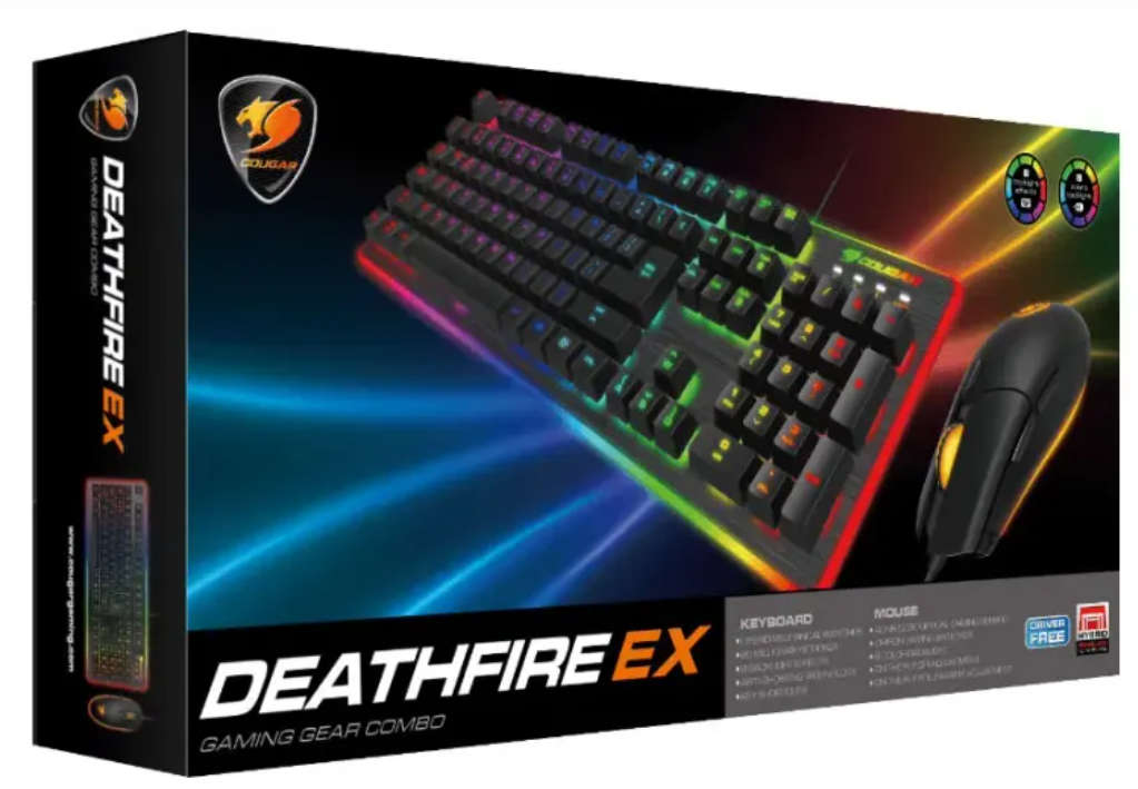 Cougar Deathfire EX Hybrid Mechanical Gaming Keyboard & Mouse Combo