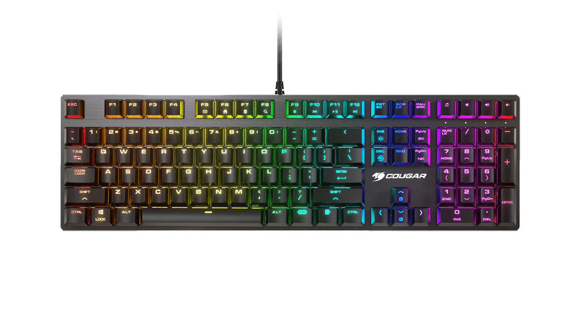 Cougar VANTAR MX Gaming Keyboard-Red Switch