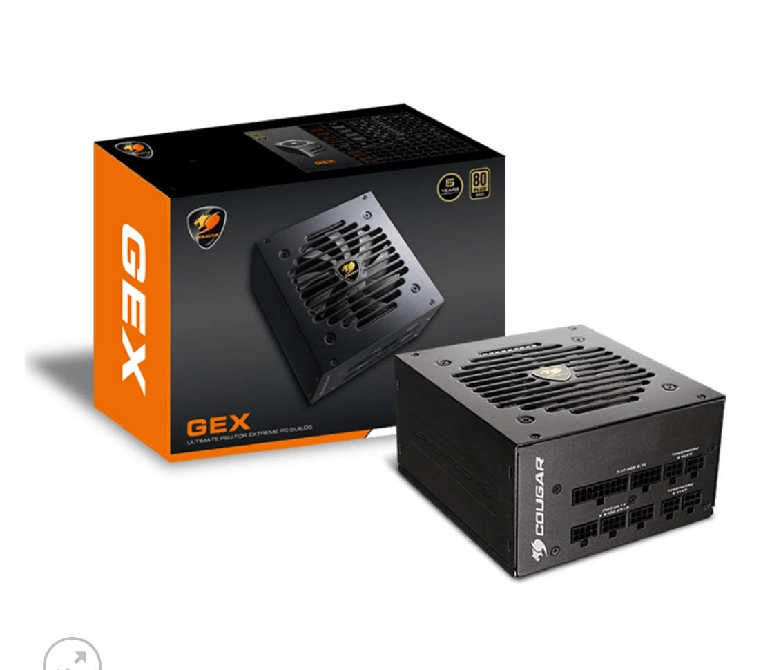 Cougar GEX750W - Fully Modular - 80 Plus GOLD Certified Power Supply