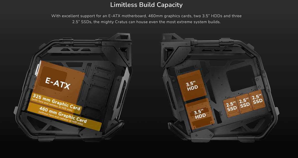 Cougar Cratus Ultimate ARGB Mid Tower Case