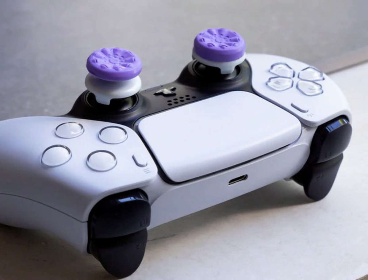 KontrolFreek Galaxy Analog Thumb Sitcks for Playstation 4/5 Purple