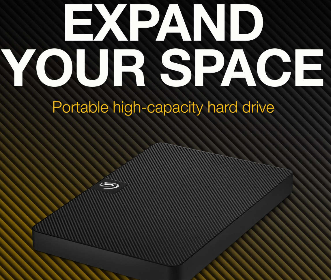 Seagate Expansion 2TB Portable Hard Drive - 2TB - USB 3.0