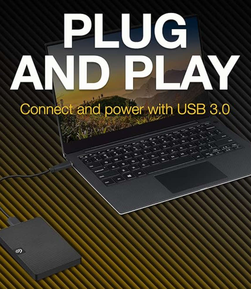 Seagate Expansion 2TB Portable Hard Drive - 2TB - USB 3.0